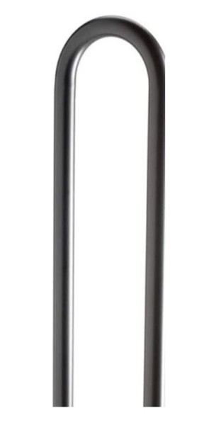 Allux 1007 S Ständer für Briefkasten 177cm elegantes Gestell schwarz