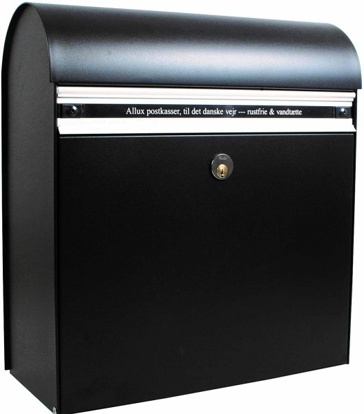 Allux KS200 S Briefkasten 445x400x180mm Postkasten schwarz